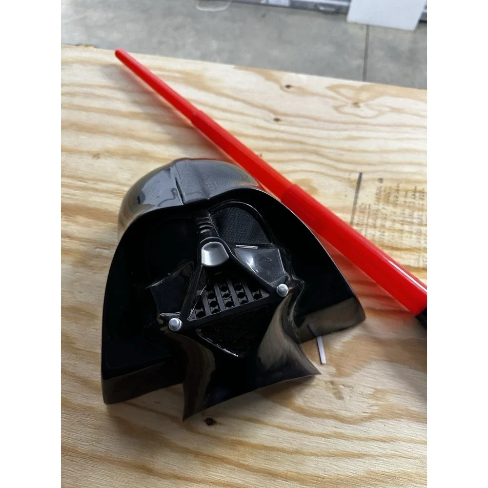 Star Wars Darth Vader‎ Mask + Red Inquisitor Bladebuilders Lightsaber –Works